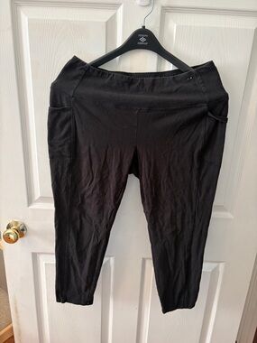 RBX Black High-Waist Active Leggings